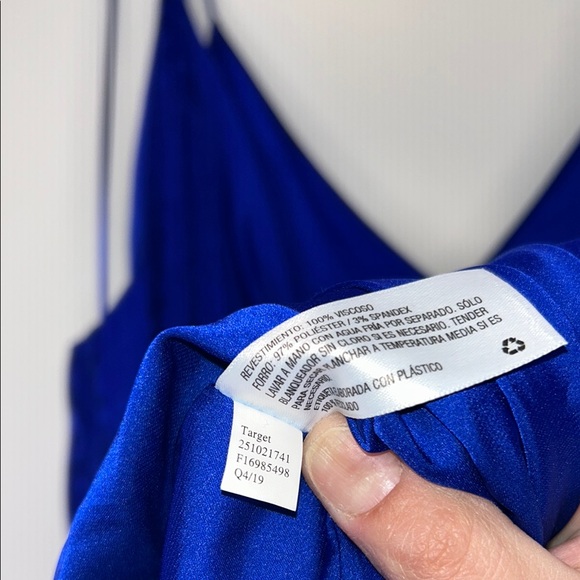 Cushnie Blue Asymmetrical Slip Dress for Cocktail - Picture 8 of 12